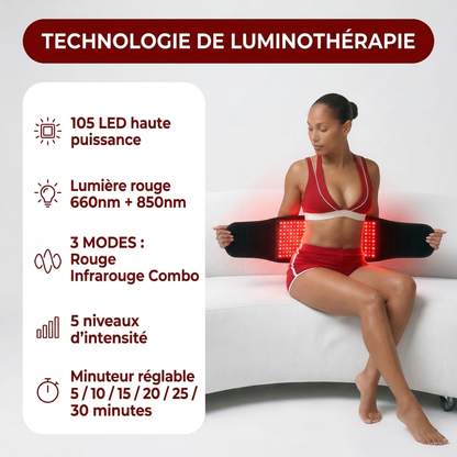 RedBurn pro – Ceinture de luminothérapie