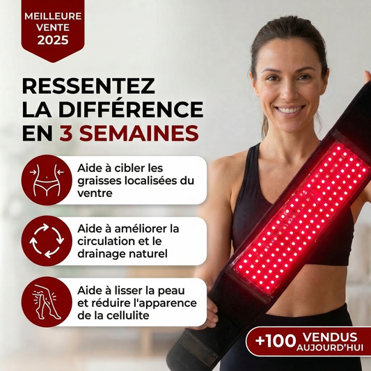 RedBurn pro – Ceinture de luminothérapie